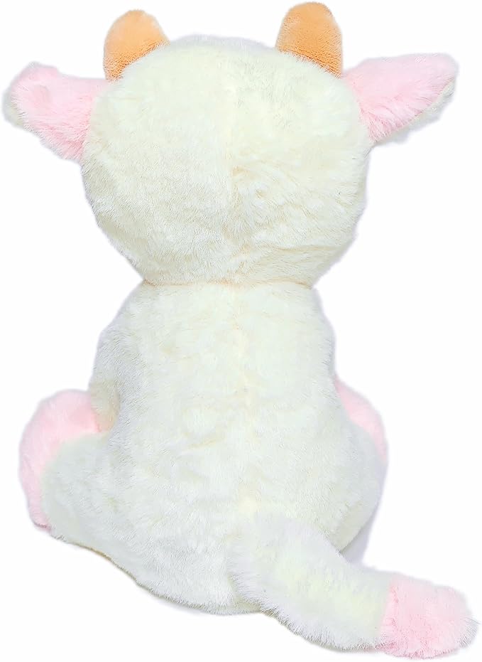 9 inches Cow Stuffed Animal Soft Plush Cute Cow Doll for Boys Girls (Pink Cow)