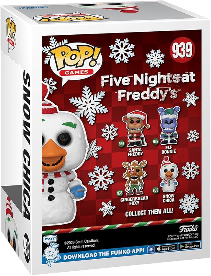 Funko POP! Games: Five Nights at Freddy's (FNAF)- Snow Chica - Collectable Vinyl Figure - Gift Idea - Official Merchandise - for Kids & Adults