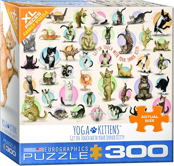 EuroGraphics Yoga Kittens Puzzle