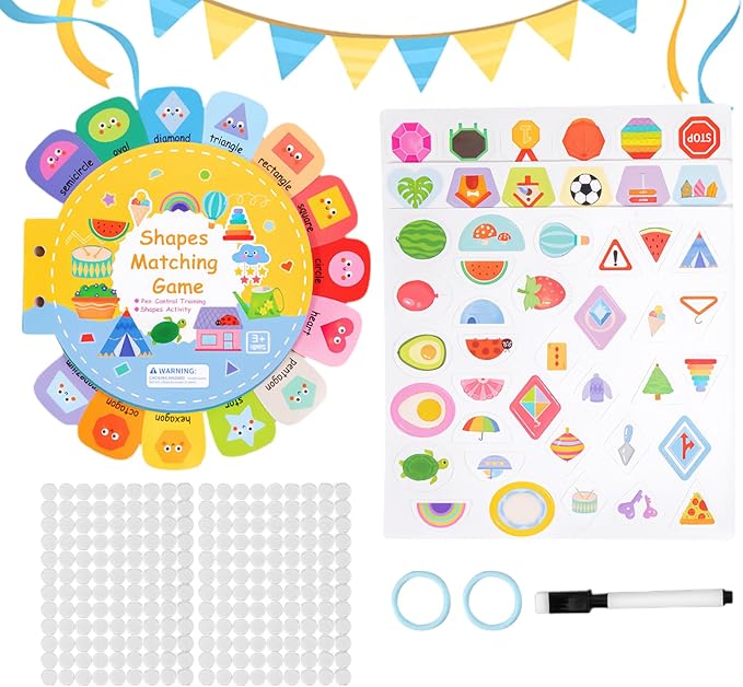 Educational Flash Cards - Toddler Sensory Learning Pack | Interactive Preschool Teaching Tool, Early Learning Cards for Speech Motor Skills Home School Travel Use