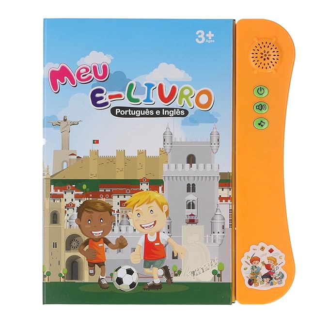 Bnineteenteam Interactive Sound Book for Portuguese English Bilingual Children,