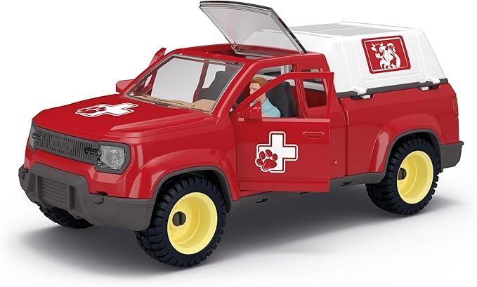 Schleich Farm World - 29 PC Veterinarian, Truck and Cow Figurine with Accessories Playset - Farm Animal Toys for Boys and Girls - Vet Animal Hospital Play Set for Toddlers and Kids Ages 3+ | 42727