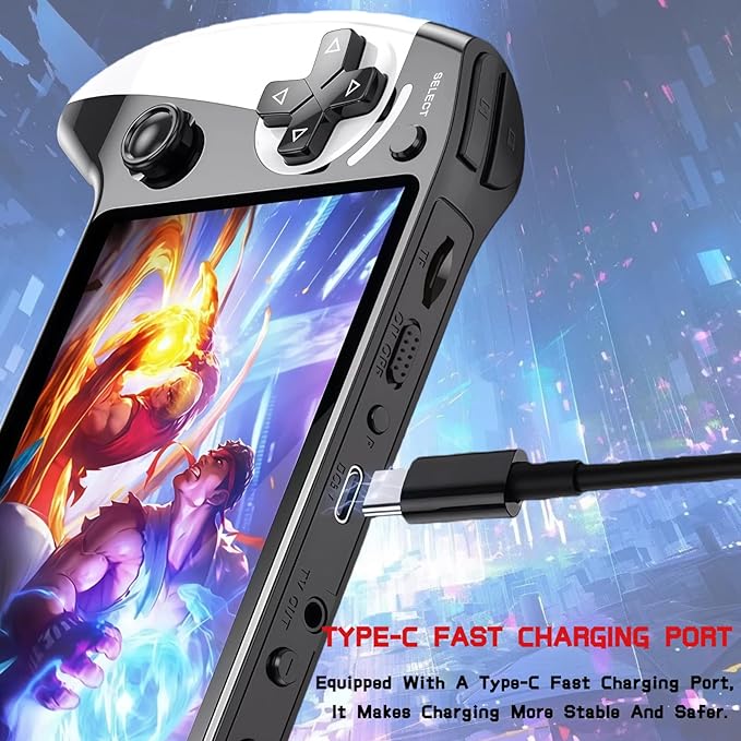 X9 Retro Handheld Game Console,Retro Game Console,5.5-Inch HD IPS Screen, 20,000+ Classic Games, TV Output, Bluetooth Controller, Expandable Storage, 5-Hour Battery Life