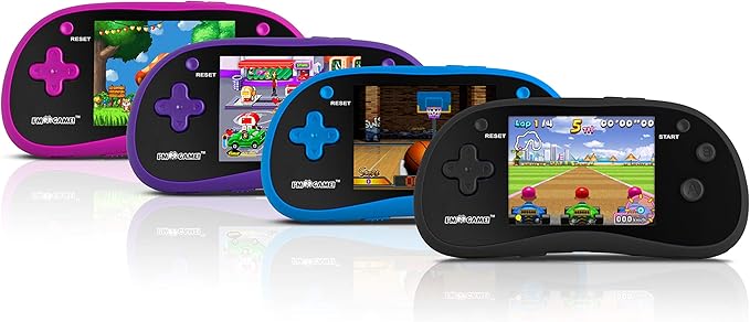 I'm Game 180 Games Handheld Player with 3-Inch Color Display, Purple