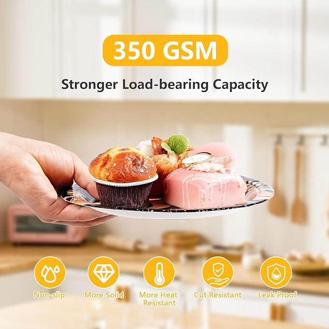 96Pcs 40th Birthday Party Supplies Black Gold Plates and Napkins Tableware Sets Cheers and Beers to 40 Years Decorations Favors for Men Women 40 Years Old Birthday Dinner Holiday Party Serves 24