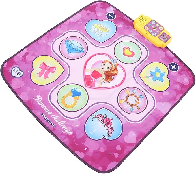 Kids Music Dance Mat Foldable Improve Coordination Antislip Electronic Dance Pad