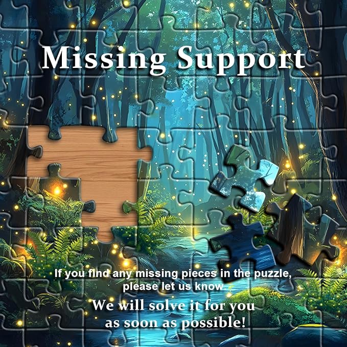 Impossible Puzzles for Adult 1000 Pieces, Magic Forest Fantasy Puzzle,Nature Difficult Challenging Jigsaw Puzzles