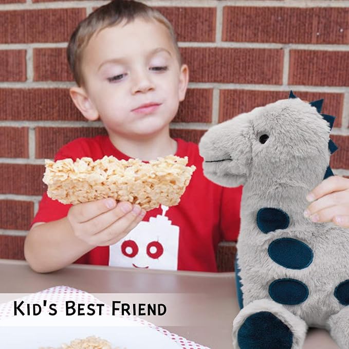 PASSIONFRUIT Plush Dinosaur Toys for Kids – 4-Pack Soft & Huggable 12-Inch Stuffed Animals – Graduation Gifts - Cute & Squeezable Dinosaurs for Boys & Girls