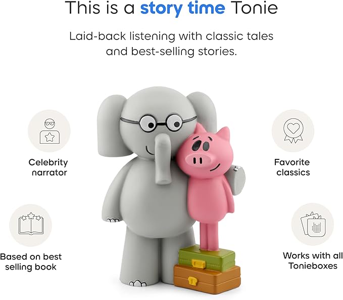 Tonies Mo Willems' Elephant & Piggie Audio Toy Figurine