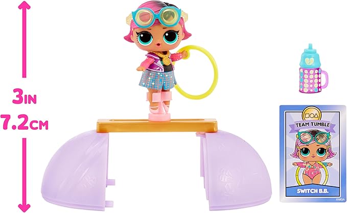 LOL Surprise All Star Sports Gymnastics with Collectible Doll, 8 Surprises, Gymnastics Theme, Balance Beam Ball, Sports Doll, Great Gift, Limited Edition Doll