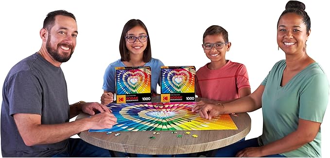 RoseArt - Kodak Premium - Life is a Box of Colors - 1000 Piece Jigsaw Puzzle for Adults