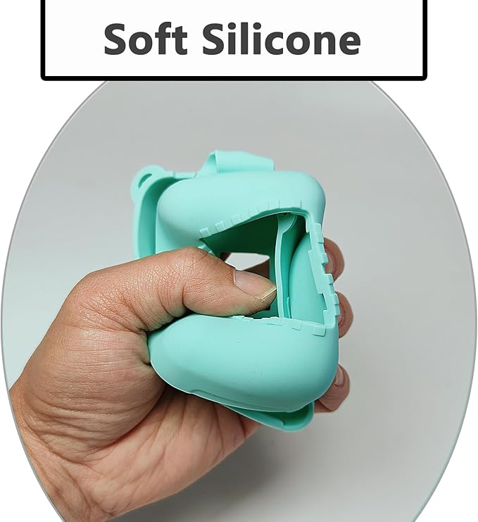JCHPINE Silicone Cover Case for Bitzee Interactive Digital Pet and Case, Protective Skin Sleeve for Bitzee Virtual Electronic Pets Accessories (for Original 15 Animals) (Teal)