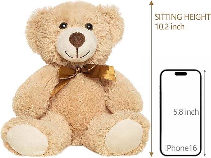 Teddy Bears Bulk 5 Packs Teddy Bear Stuffed Animal Plush Toys 5 Colors Gift for Kid Girlfriend,13.5 Inches Stuffed Bears for Christmas Valentine’s Day Birthday Wedding Party
