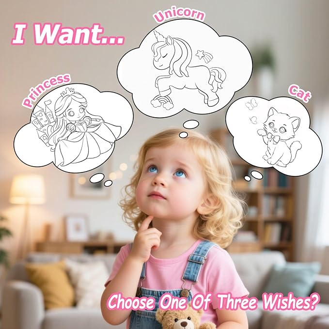 Kids Camera for Girls Toys Gifts, 3 4 5 Year Old Girl Birthday Gifts Small Children Selfie Digital Pink Camera for Kids, for Girls Toy Cameras for Toddlers Age 3-5, 32G SD Card Included