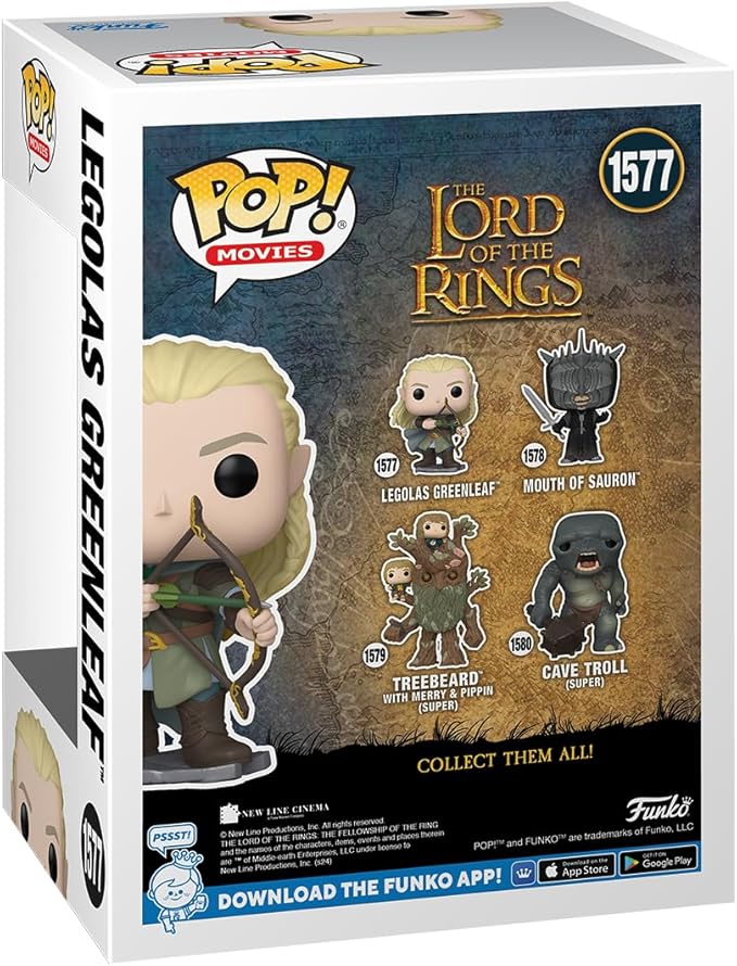 Funko POP! Movies: Lord of The Rings - Legolas - Collectable Vinyl Figure - Gift Idea - Official Merchandise - for Kids & Adults - Movies Fans - Model Figure for Collectors and Display