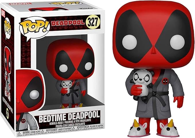 Funko Pop Marvel: Deadpool Playtime - Deadpool in Robe - Collectable Vinyl Figure - Gift Idea - Official Merchandise - Toys for Kids & Adults - Superheroes Fans - Model Figure for Collectors