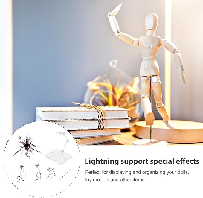 iplusmile Action Figure Stand Set with Portable Display Holder for 1/6 Scale Dolls Compatible with Hg Rg Shf Models Stable Figurine Display Rack