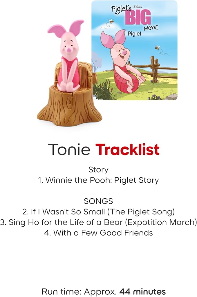 Tonies Disney Piglet Audio Toy Figurine from Winnie The Pooh
