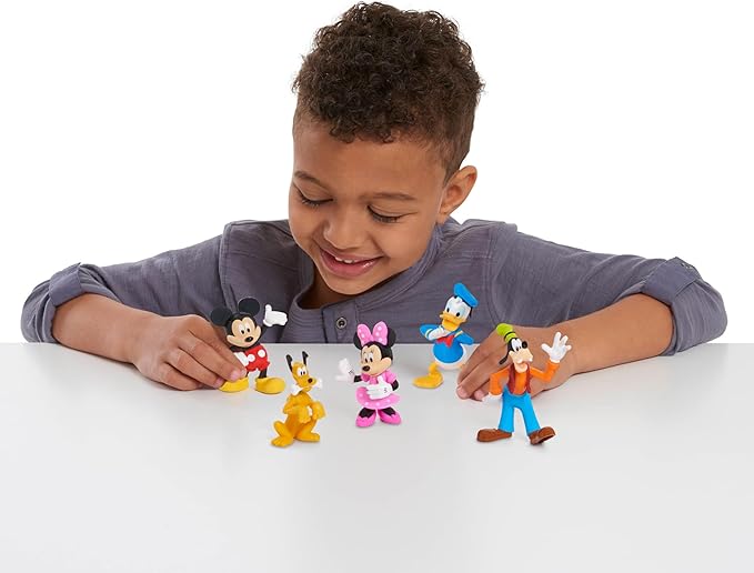 Mickey Mouse Collectible Figure Set, 5 Pack, Kids Toys for Ages 3 Up by Just Play