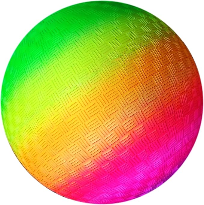 AppleRound 8.5-inch Dodgeball Playground Balls, Pack of 4 Balls with 1 Pump, Official Size for Dodge Ball, Handball, Camps and Schools