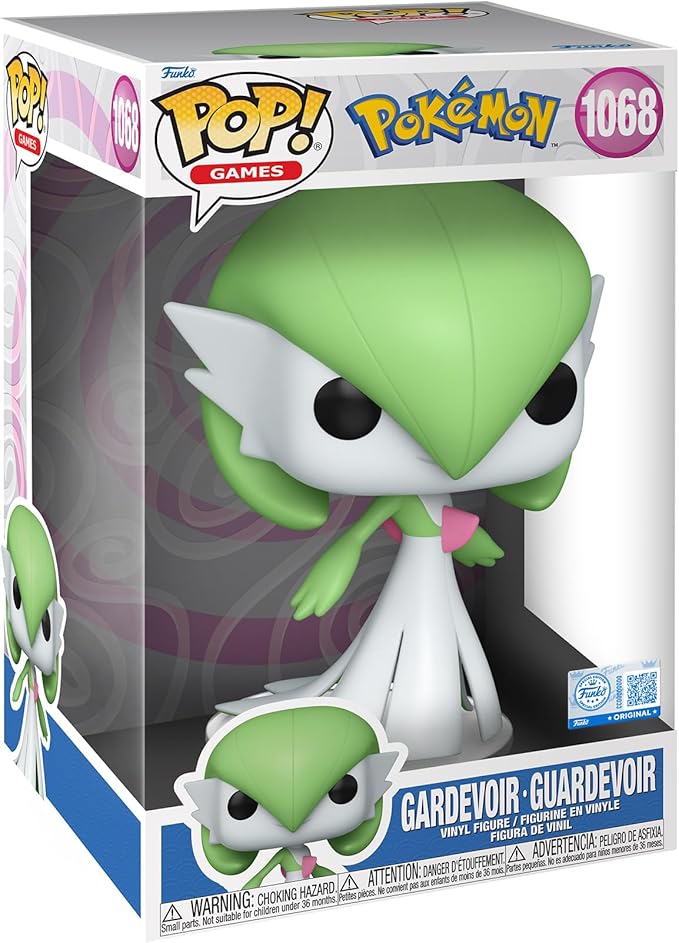 Funko Pop! Jumbo: Pokemon - Gardevoir - Collectible Vinyl Figure - Gift Idea - Official Merchandise - Toys for Children and Adults - Video Games Fans - Doll for Collectors