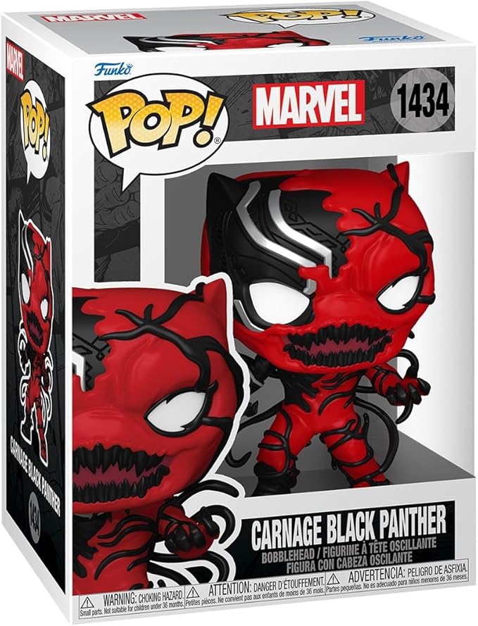 Funko POP Marvel: Carnageized - Black Panther - Marvel Comics - Collectable Vinyl Figure - Gift Idea - Official Merchandise - for Kids & Adults - Comic Books Fans - Model Figure for Collectors