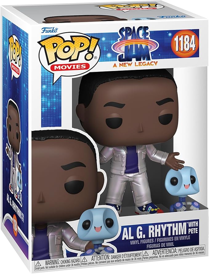 Funko POP Buddy: Space Jam 2 - AI G with Pete, Multicolor