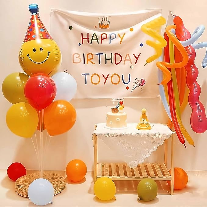 JOYYPOP 12 Sets 28 Inch Balloon Stand Kit, Balloon Holder Stickers Table Decoration Party Birthday Wedding Balloon Supplies Accessories