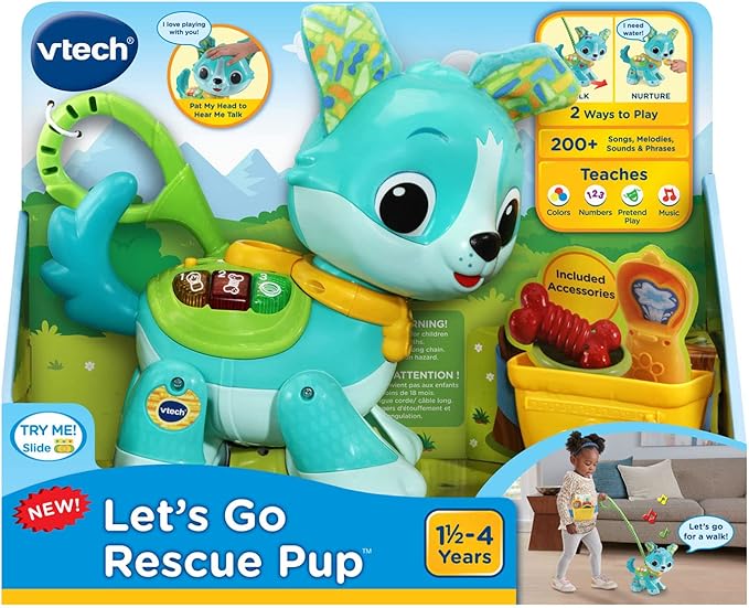 VTech Let’s Go Rescue Pup, Teal
