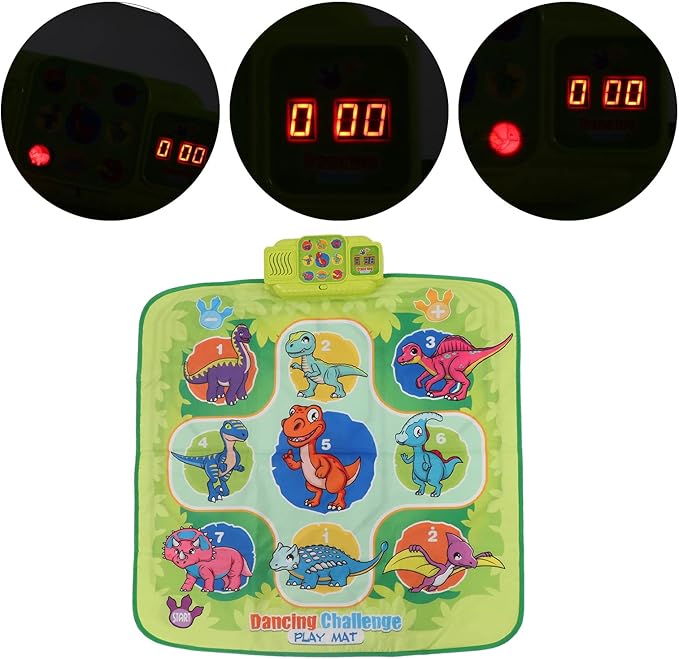 Light Soft Folding Music Dance Pad, Educational Electronic Dance Pad for Children and Adults
