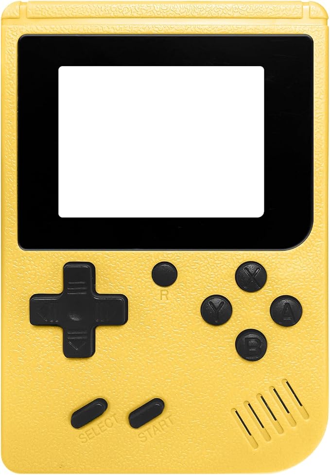 Retro Gaming Console, Portable Video Game Console with 3.0 inch IPS Screen and Preloaded 400 Classic Video Games, Mini Retro Handheld Game Console (Yellow)