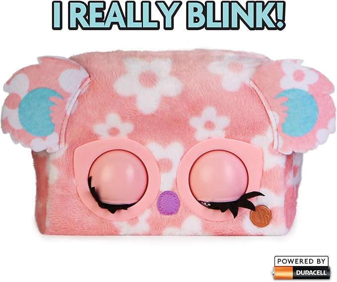 Purse Pets, Print Perfect Bamboo Boo Koala, Interactive Pet Toy and Handbag with Over 30 Sounds and Reactions, Kids’ Toys for Girls Ages 5 and up