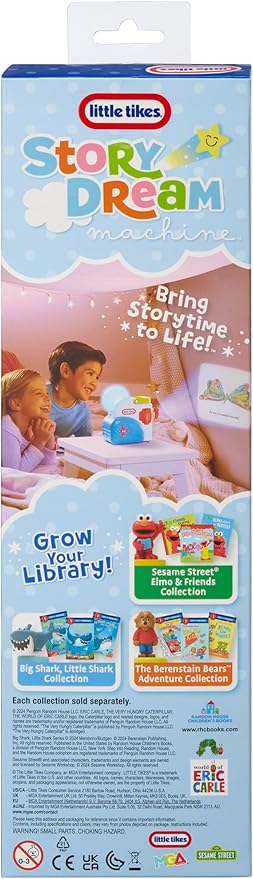 Little Tikes The World of Eric Carle Collection for The Little Tikes Story Dream Machine - Includes 3 Stories and 1 Character - for Girls and Boys Ages 3+ Years