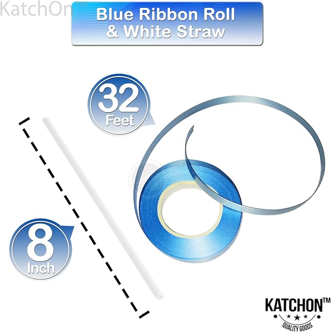 KatchOn, Blue Number 1 Balloon for 1st Birthday - 40 Inch | 1 Balloon Number | One Balloons for 1st Birthday Decorations, Blue Bday Decoration | Happy Anniversary Decorations