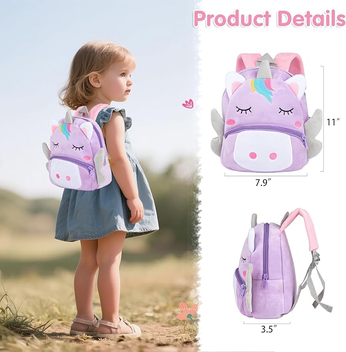 10 Pcs Reborn Baby Doll Clothes Accessories Set Fit 17-22 Inch Realistic Baby Dolls, Reborn Doll Clothes with Purple Unicorn Backpack Magnetic Pacifier & Headband Girl