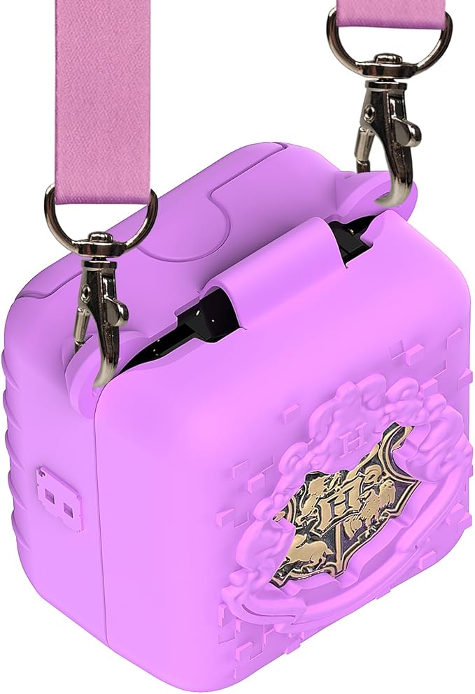 Silicone Case for Bitzee Harry Potter Interactive Digital Pet, Protective Cover for Harry Potter Bitzee Virtual Electronic Pets Accessories (Purple Case)