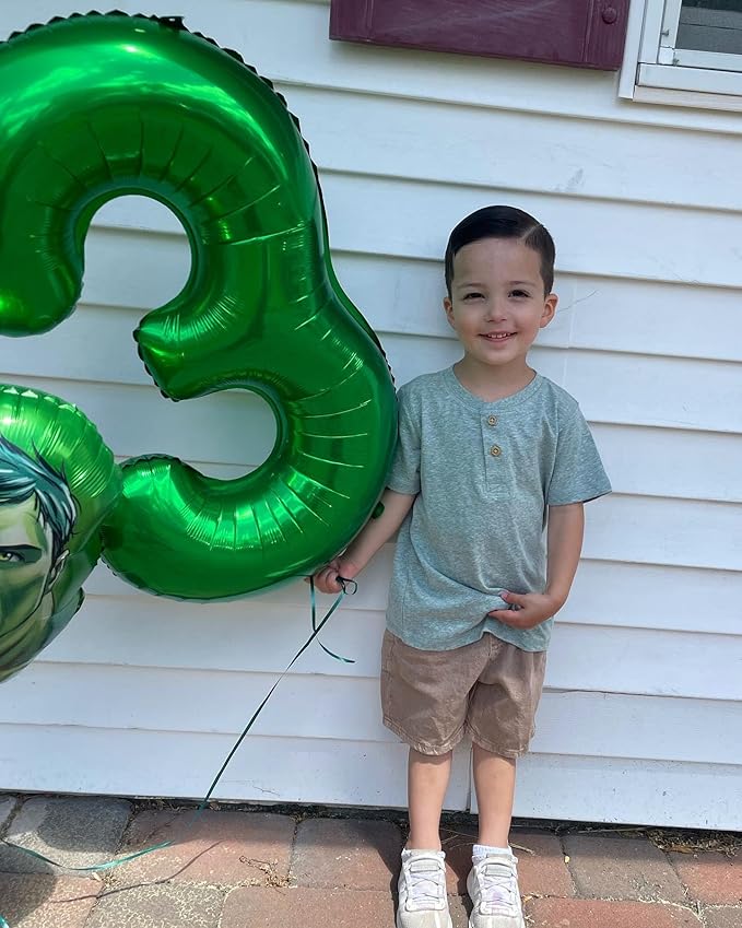 Green Number 12 Balloon 40 inch, 12 Number Balloons, 12th Green Birthday Decorations, 12 Year Old Girls Boys Party Supplies, St. Patrick's Day Games Theme Birthday Decorations