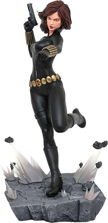 Diamond Select Toys Marvel Premier Collection: Black Widow Resin Statue, Multicolor, 11 inches