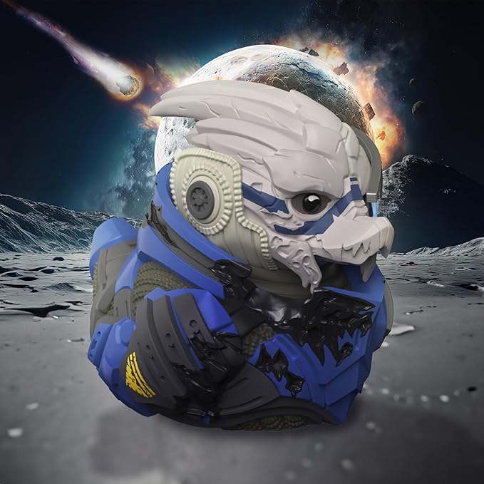 TUBBZ Boxed Edition Garrus Collectible Vinyl Rubber Duck Figure - Official Mass Effect Merchandise - Sci-Fi Action FPS Video Games
