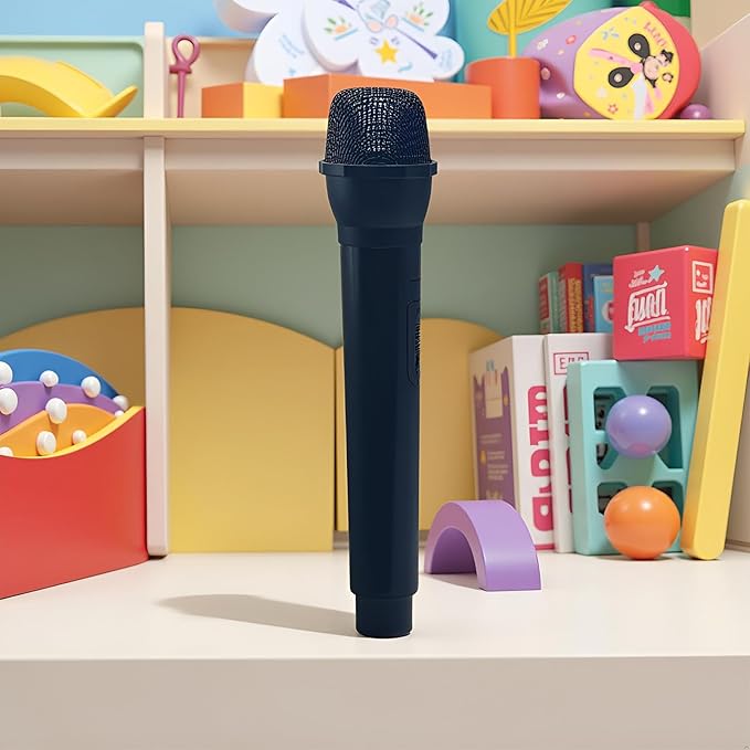 2 Pcs Microphone Pretend,Simulation Microphone, Toy Microphone Costume Prop for Role Playing,Singing and Dancing.