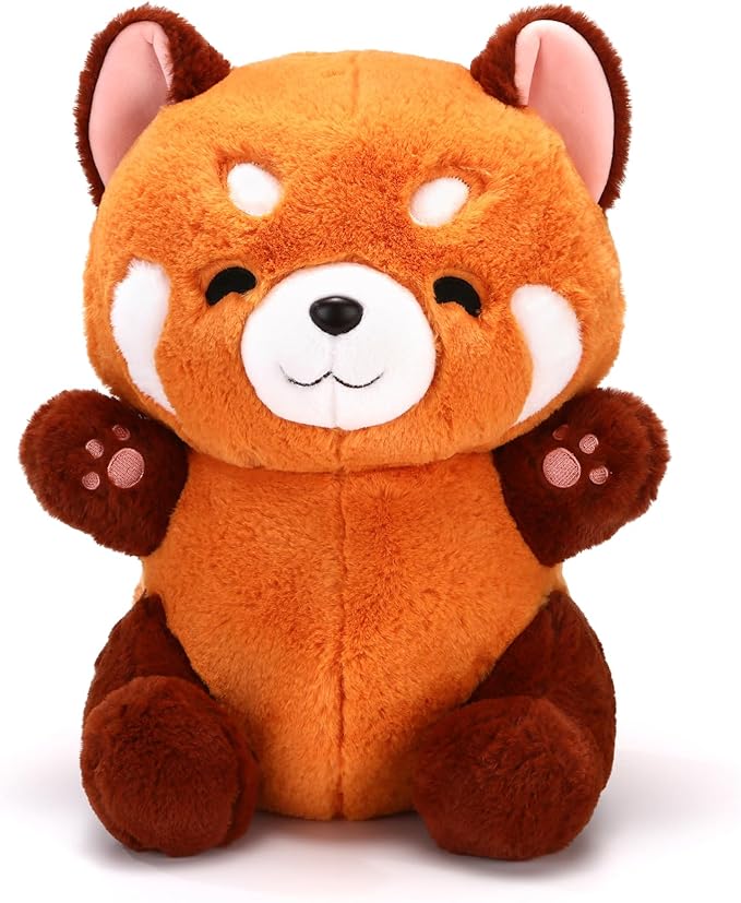 Red Panda Stuffed Animal Cute Red Panda Plush Toy Panda Plushie Christmas Birthday Valentine's Day Gift for Girlfriend Kids Birthday 13.7" Stuffed