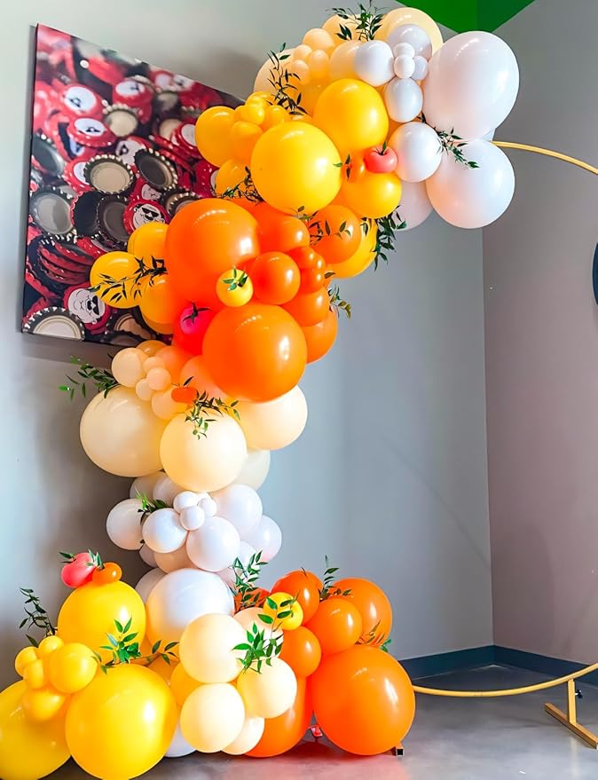 Fall Balloons - 12 Inch Thanksgiving Balloons, 50Pcs Brown Orange Sand Gold Balloons,Fall Color Balloon for Family Dinner, Harvest Festival, Autumn Party & Thanksgiving Decorations