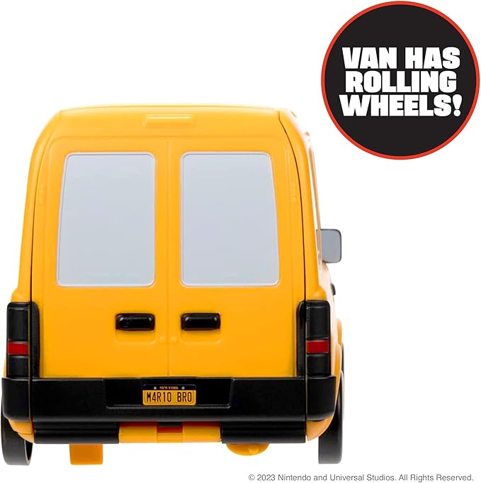 THE SUPER MARIO BROS. MOVIE – Van Playset with 1.25” Mini Mario Figure