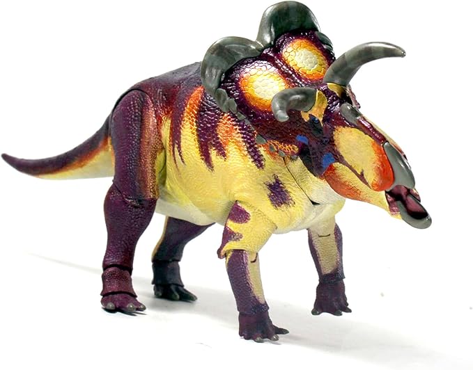 Medusaceratops Lokii - 1/18th Scale Dinosaur Action Figure - 12" Articulated Collectible Miniature, Hand-Painted