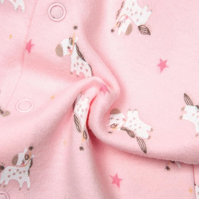 Reborn Baby Doll Clothes 18 Inch Girl 5Pcs Pink 17-22 Inch Baby Doll Clothes Bodysuits + Hat and Bib Reborn Doll Outfits Baby Dolls Accessories