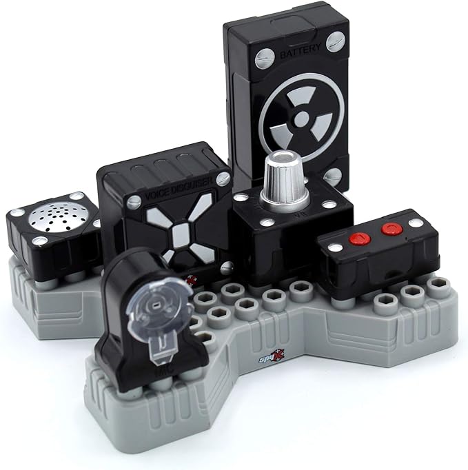 SpyX DIY Voice Disguiser - Fool Your Enemies! STEM Educational Science Kit to Make Your Own Real-Working Spy Voice Changer. Do It Yourself Electronic Spy Toy Gadget