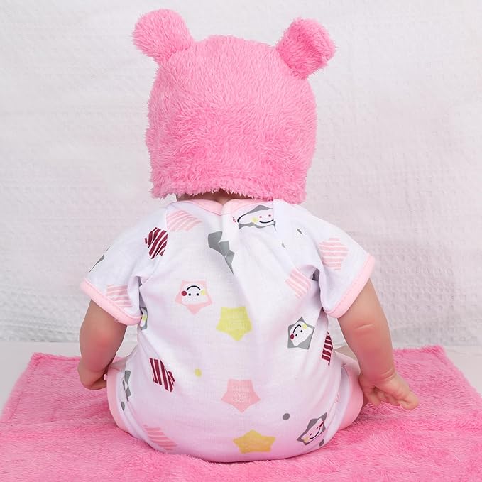 Baby Dolls Accessories - 4 Sets of Clothes & Hats for 10-12 Inch Dolls