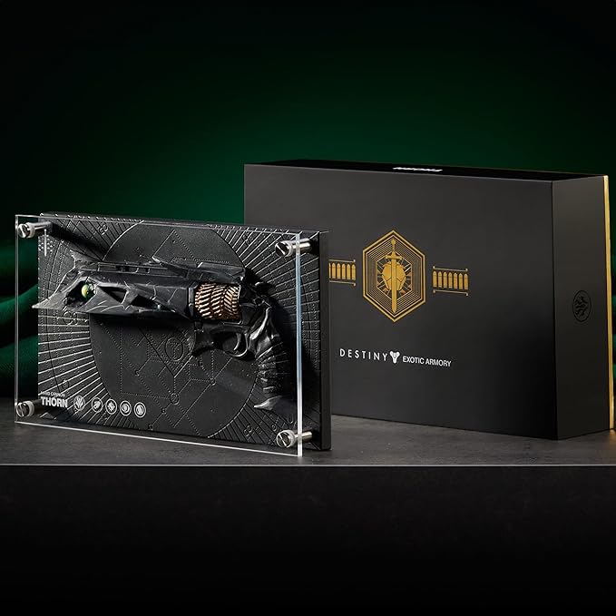 Numskull Thorn Exotic Weapon Figure 12x7 (30x18cm) Limited Edition Collectible Replica Statue - Official Destiny Merchandise - FPS Sci-Fi Action Video Game Figurine