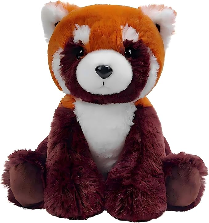 OROZCOR Red Panda Plush, Cute Red Panda Stuffed Animal Toy 8.5 Inch,Soft Red Panda Plushies Gifts for Kids Girls Boys (Red Panda)