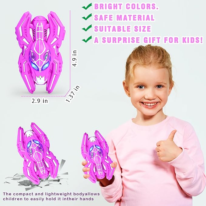 Spiders Walkie Talkies for Girls Toys|Walkie Talkies for Toddlers Age 3-8 Year Old|Camping Gear Outdoor Hiking Newsletter|Long Distance Wireless Telephone Receiver for 3-5 4-8 Year Old Kids Gifts